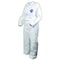 Dupont Disposable Coveralls, Collared, M, Tyvek, Serged Seam, White CVZ11-M - alternate 1